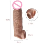 Dark Chocolate Penis Extender Condom In Pakistan – Sex Toys