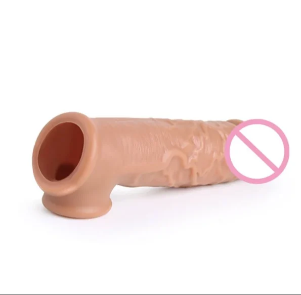 Dark Chocolate Penis Extender Condom In Pakistan - Sex Toys