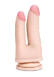 Realistic Cream Double Stuffed Cock Dildo – Shoppkar.Com
