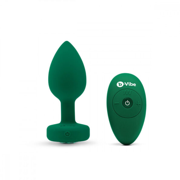 B-Vibe Vibrating Jewel Butt Plug For Women - Shoppkar.Com