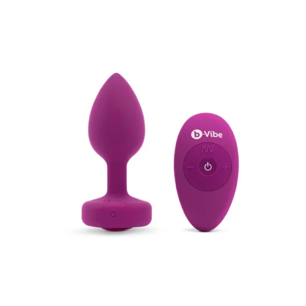 B-Vibe Vibrating Jewel Butt Plug For Women - Shoppkar.Com