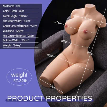 4Kg Half Body Sex Doll For Men In Pakistan