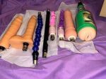 Sex Machine Dildo Machine with Realistic Dildo,Fuck Machine for Women with 3XLR Connector,Thrusting Sex Machine for Man,Adult Toys Sex Toy with 8 Accessories