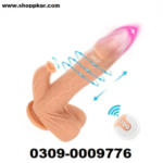 9.8 Inch Liquid Silicone Realistic Licking Thrusting Rotating Dildo