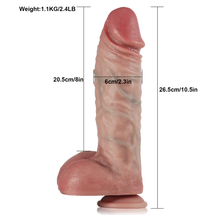 Ultra Realistic Thick Thrusting Pulsating Dildo Ultra Realistic Thick Thrusting Pulsating Dildo