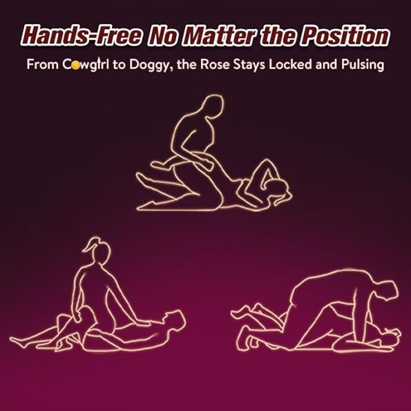 Couples Rose App Wearable Vibrator