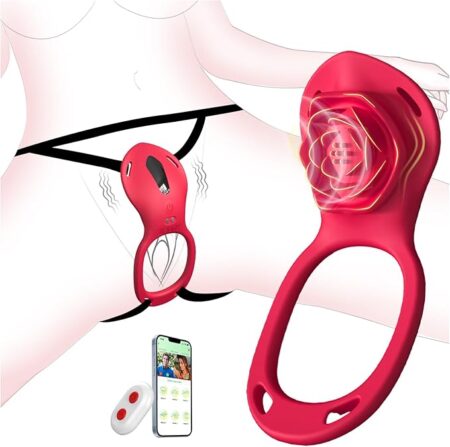 Couples Rose App Wearable Vibrator