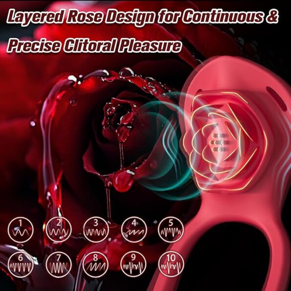 Couples Rose App Wearable Vibrator