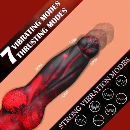 Thrusting Fantasy Dildo With Remote Control