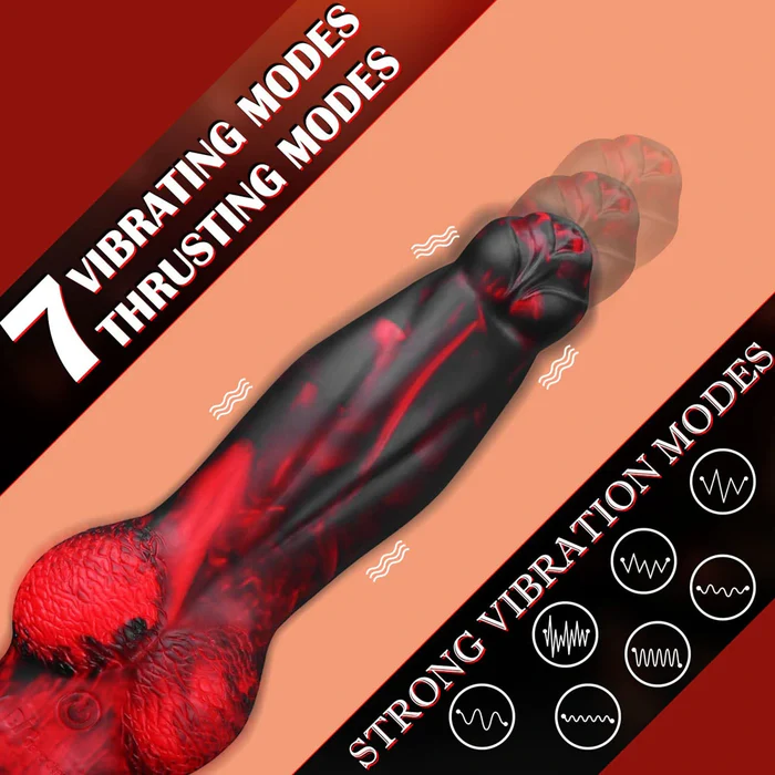 Thrusting Fantasy Dildo With Remote Control Thrusting Fantasy Dildo With Remote Control