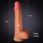 APP Remote Control 8 Thrusting & Vibrating Silicone Dildo