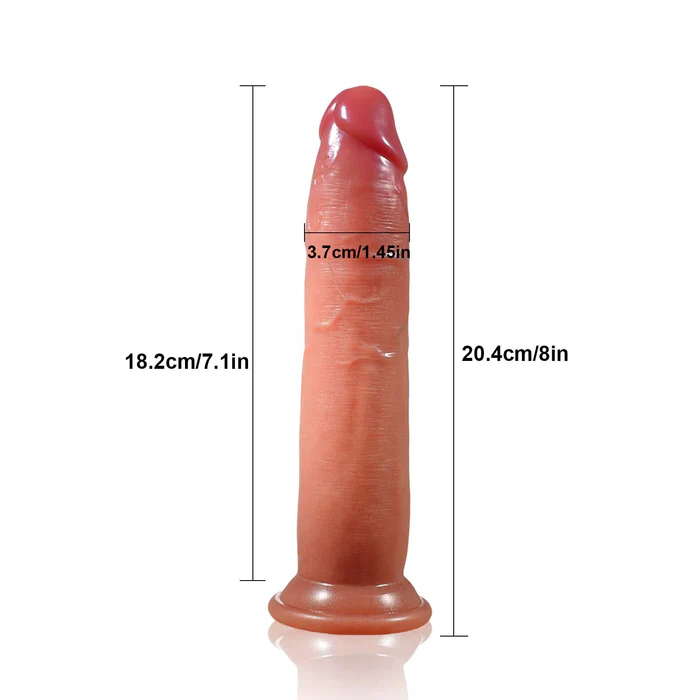 Sliding Skin Silicone Vibration Anal Dildo Sliding Skin Silicone Vibration Anal Dildo