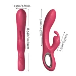 Powerful Vibrating Tapping Silicone Rabbit Vibrator