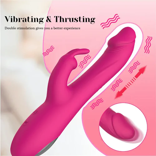 Rabbit Vibrator with Multi Thrusting Vibrating - Shoppkar.com Rabbit Vibrator with Multi Thrusting Vibrating - Shoppkar.com