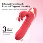 Rabbit Vibrator with Thrusting Vibrating Tapping