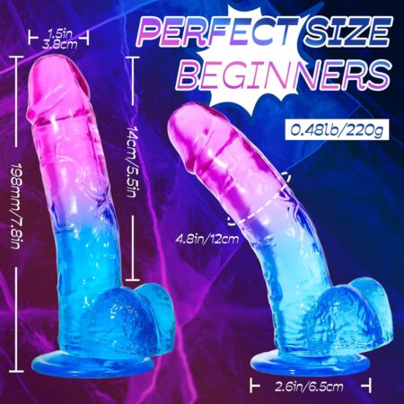 Realistic Dildo Clear Silicone - Shoppkar.Com